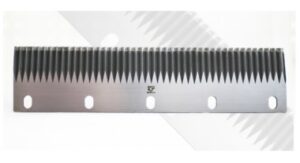 Faca Reta Serrilhada para Corte de Mostruário